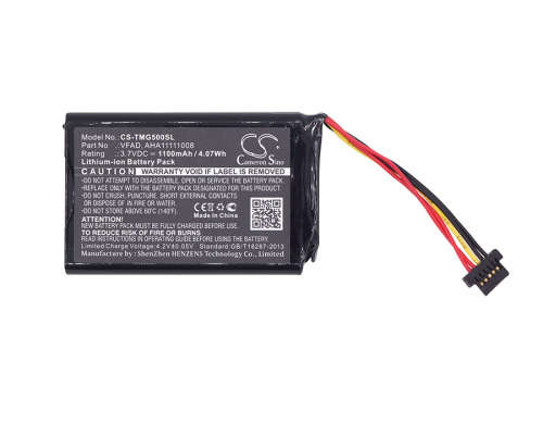 TOMTOM GPS, NAVIGATION BATTERY CS-TMG500SL for 4FL50, Go 5000, Go 6000, PRO TRUCK 5250, VF6P, etc.