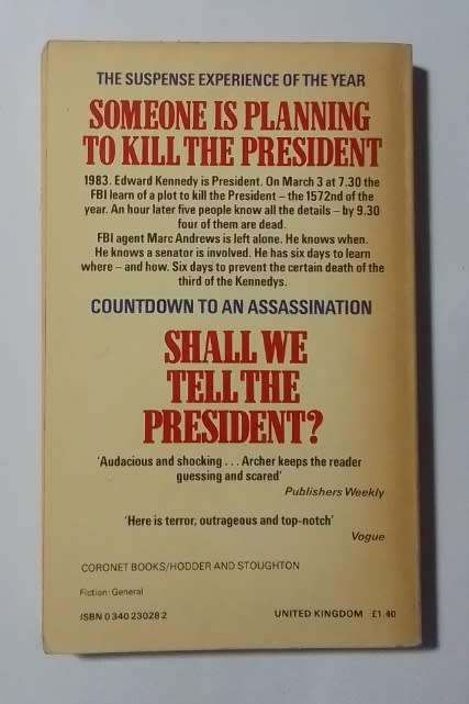 Shall we tell the president-By: Jeffrey Archer