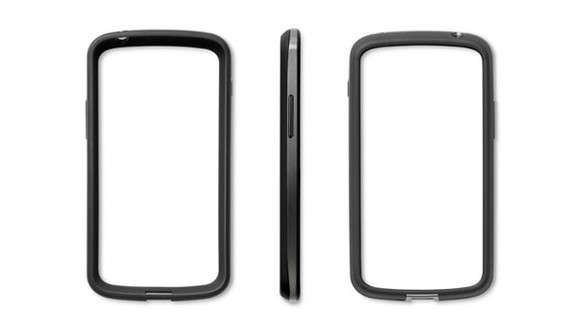 Google Nexus 4 - Official - Original - Bumper Case from Google (Black)