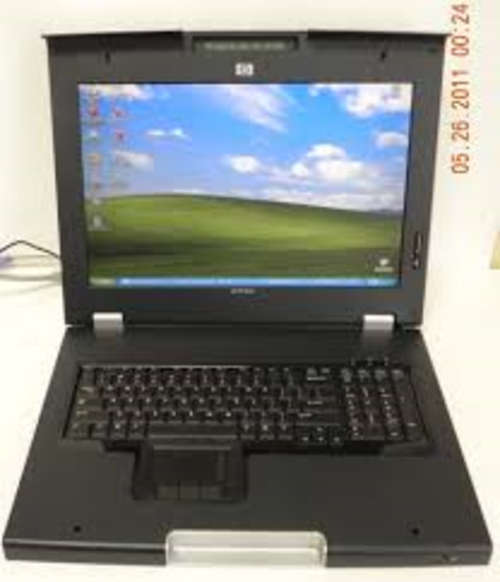HP TFT7600 17" Widescreen Flat Panel LCD TFT Monitor, Keyboard & Mouse