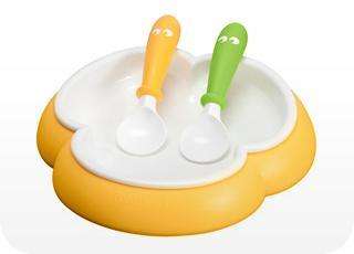 Baby Bjorn Plate & Spoon Set - Sunflower