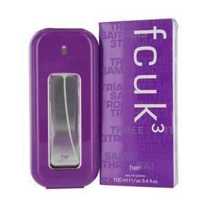 Fcuk 3 100ml EDT for Her