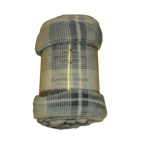 Home Living Printed Flannel Throw | Brite