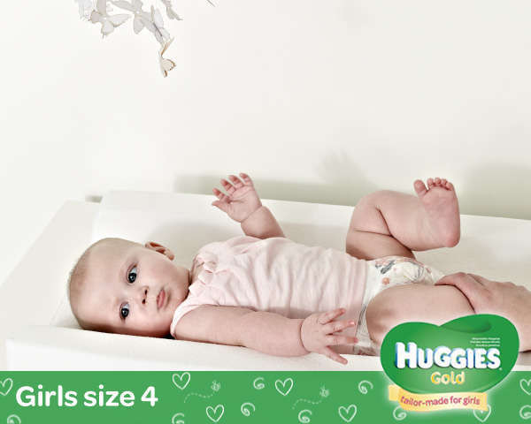 Huggies Gold Girl | Size 4  Mega Box