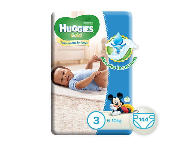 Huggies Gold Boy | Size 3 Mega Box