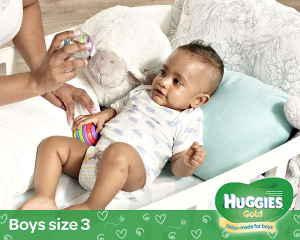Huggies Gold Boy | Size 3 Mega Box