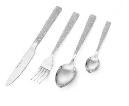 Royalty Line Premium Silver 24-Piece Cutlery Set