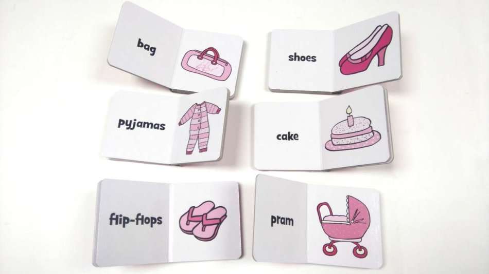 Pink & Pretty First Words & Colouring Bundle