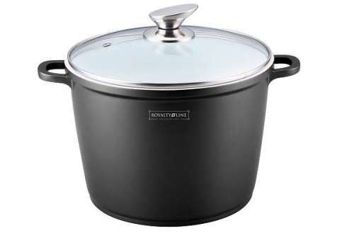 Royalty Line 24cm Black Deep Stock Pot