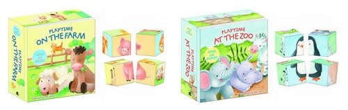 Children's Education Books and Blocks Bundle