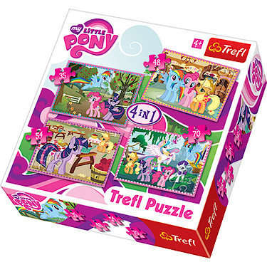 My Little Pony 4 In 1 Puzzle