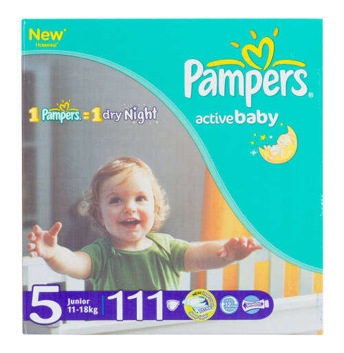 Pampers Active Baby Nappies | Size 5 | Mega Pack