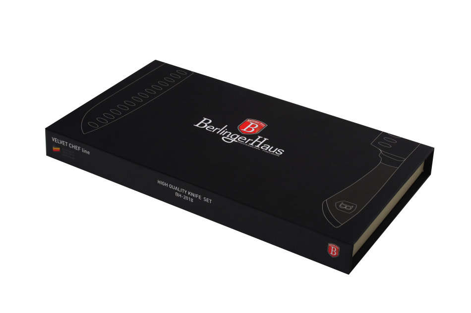 Berlinger Haus 4-Piece  Brown Knife Set With Scissor