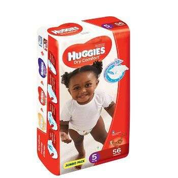 Huggies Dry Comfort Size 5 Junior 56 Jumbo Pack