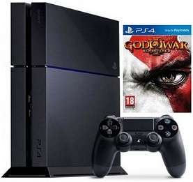 PS4 500GB Console + God Of War III Remastered