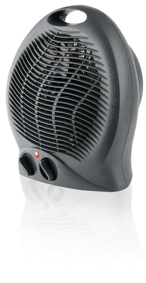 Mellerware Heater Floor Fan 2000 Watt - graphite