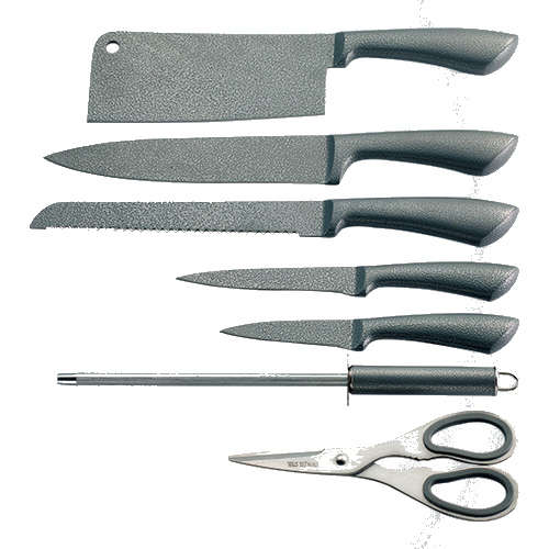 Royalty Line 8 Pcs Knife Set With Rotating Stand