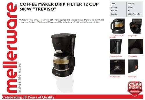 Mellerware Treviso Coffee Machine
