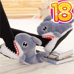 Shark Plush Slippers