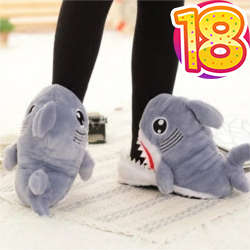 Shark Plush Slippers