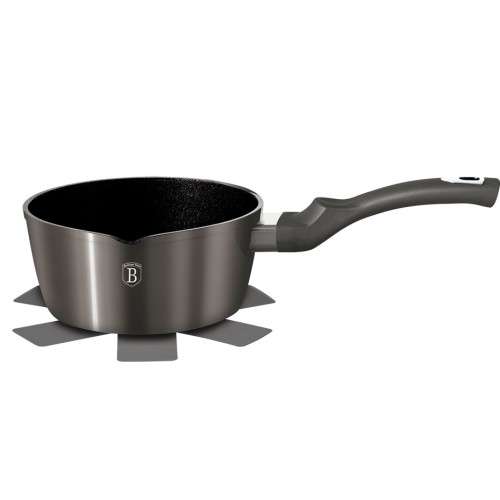 Berlinger Haus 16cm Marble Coating Sauce Pan | Carbon Metallic Line