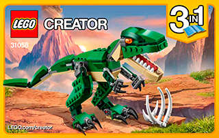 LEGO® Creator Mighty Dinosaurs: 31058