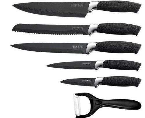 Royalty Line Non-Stick Coating Knife Set (5 Piece)
