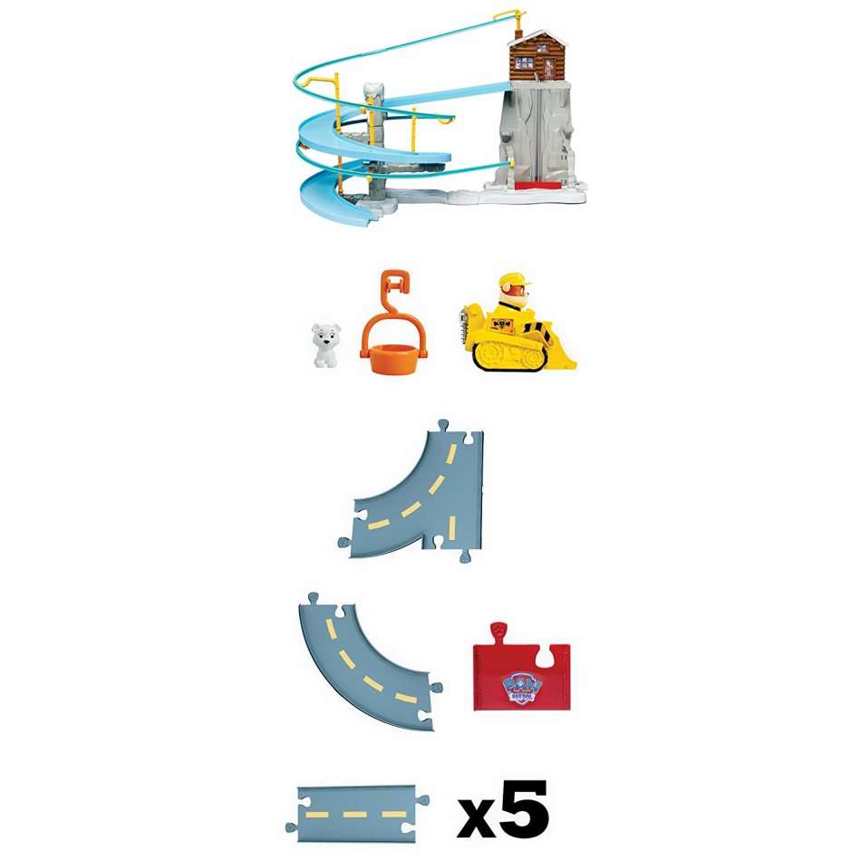 Paw Patrol Roll Patrol Rubble Mountain Rescue Track Set