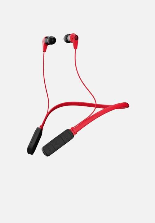 SKULLCANDY INKD Wireless In Ear Headphones Black-Red