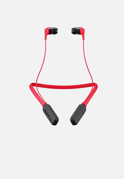 SKULLCANDY INKD Wireless In Ear Headphones Black-Red