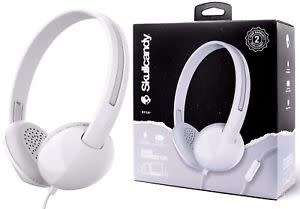 SkullCandy Stim On-Ear Headphones - White & Grey