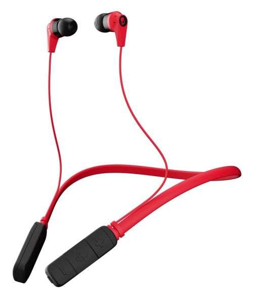 SkullCandy Ink'd 2.0 Wireless In-Ear Headphones - Red/Black