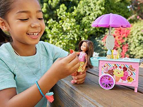 Barbie Club Chelsea Ice Cream Cart Doll & Playset