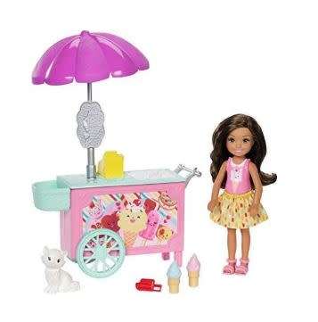 Barbie Club Chelsea Ice Cream Cart Doll & Playset