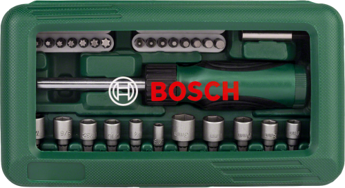 Bosch - Ratchet Socket & Drive Bit Set - 46 Piece