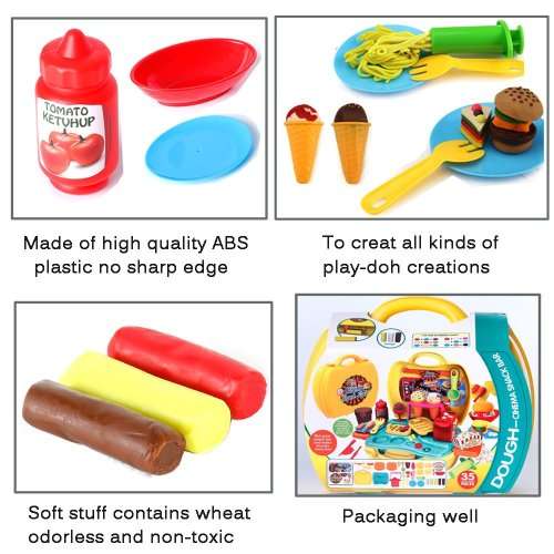 Kalabazoo Dough-dino Cinema Snackbar Toy Set - Yellow