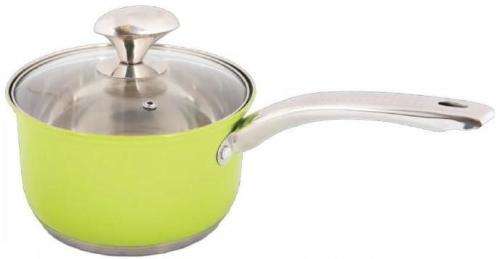 WELLBERG 1.9L Stainless Steel Saucepan - Green