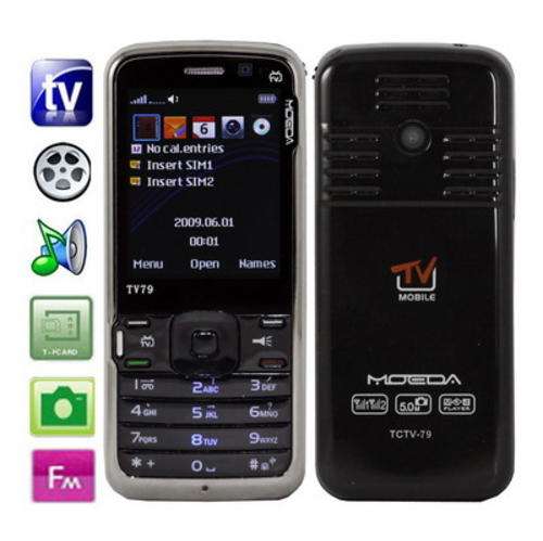 Dual sim TV phone with flashlight, Camera, FM,