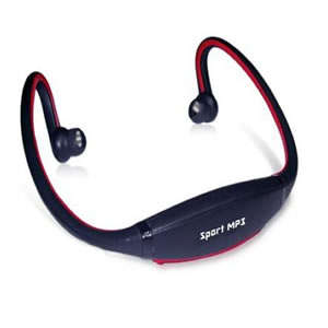 Flexible MP3 Stereo Headsets-Sport Mp3 player 2GB]