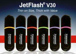 32GB V30 TRANSCEND USB FLASH DRIVE STILL SEALED