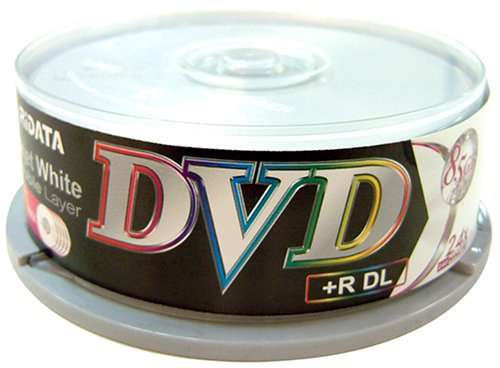 RIDATA DVD+R 8X DL LAYER 8.5GB PRINT SPIN 25 PACK