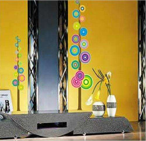 33*60cm colorful Rounds DIY Wall Sticker