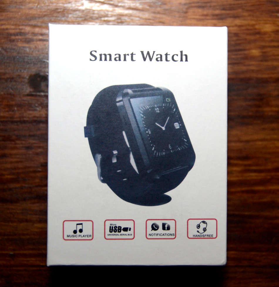 Black Smart Watch U80
