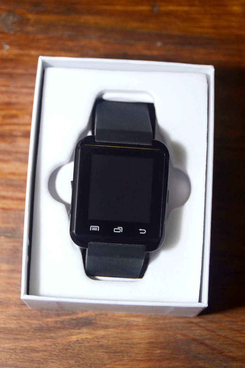 Black Smart Watch U80