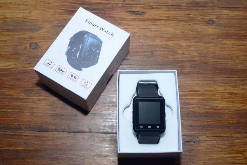 Black Smart Watch U80
