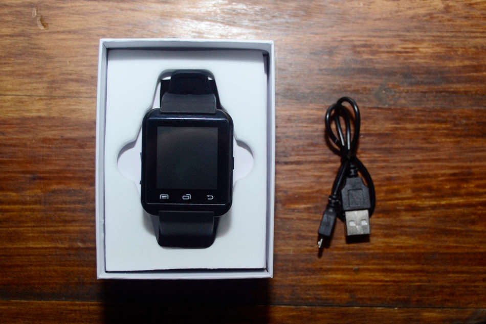 Black Smart Watch U80