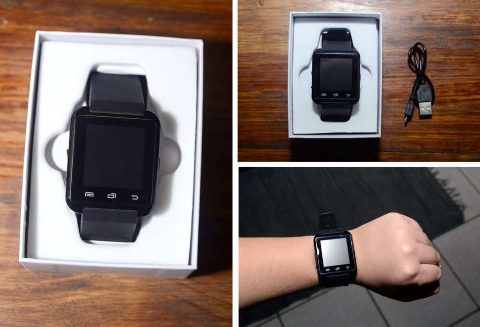 Black Smart Watch U80