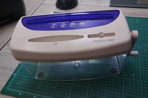 Manual Shredder Machine for Paper/CDs/Cards