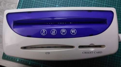 Manual Shredder Machine for Paper/CDs/Cards