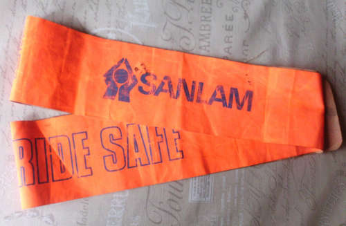 SADF / SA ARMY / SA WEERMAG SANLAM RY VEILIG - RIDE SAFE -ITEM